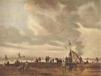 Goyen, Jan van - View of The Hague in Winter